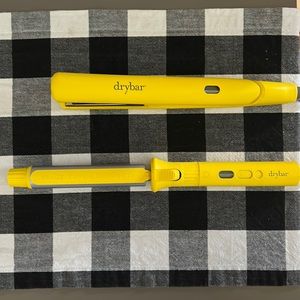 Drybar Tress Press Flat Iron and 3 Day Bender 1” Curling Iron Bundle